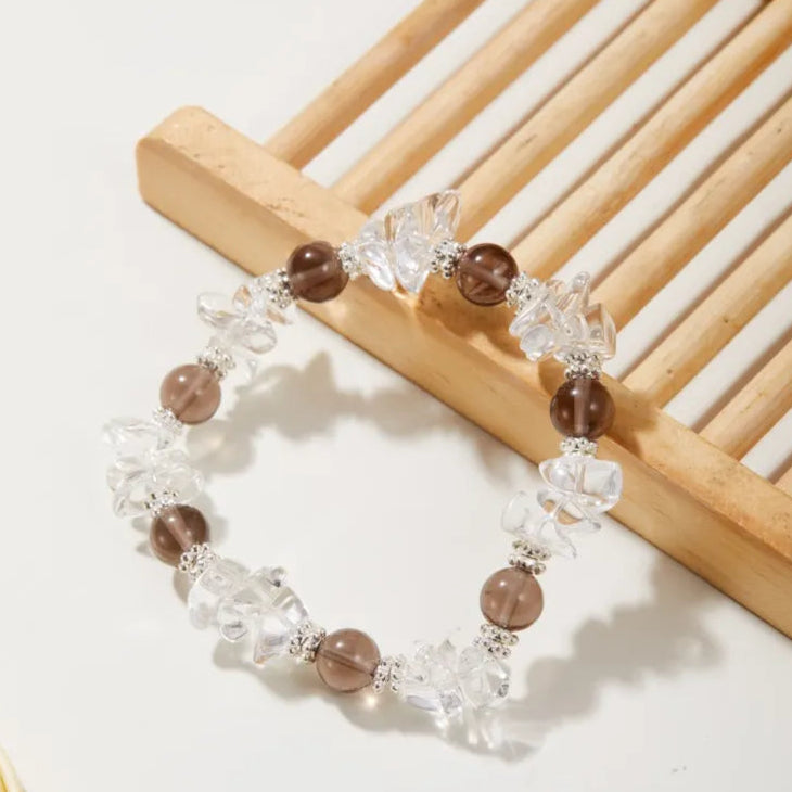 Elemental Flow Smoky Quartz Bracelet