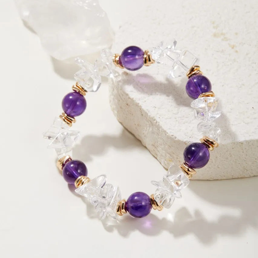 Elemental Flow Amethyst Bracelet
