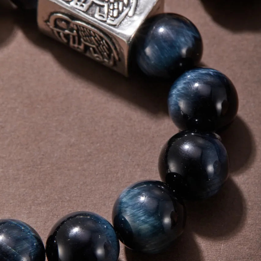 Lucky Charm Blue Tiger’s Eye Bracelet