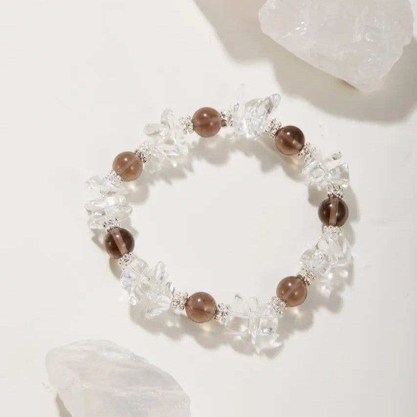 Elemental Flow Smoky Quartz Bracelet