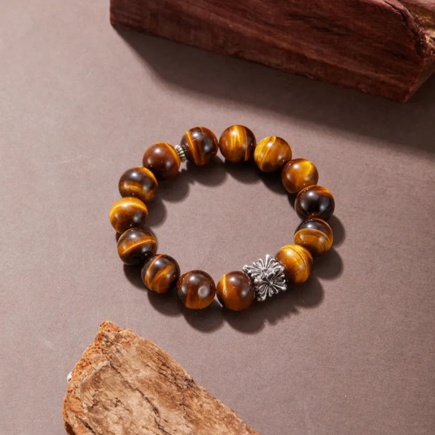 Lucky Charm Tiger’s Eye Bracelet