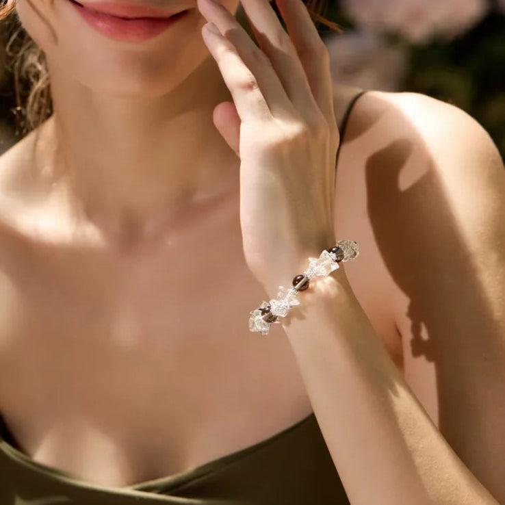 Elemental Flow Smoky Quartz Bracelet